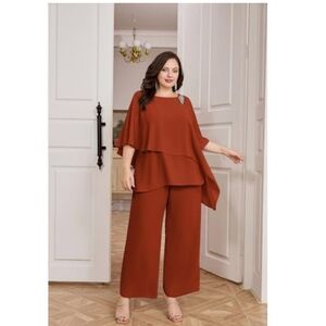 Hanna Nikole - Sz 24 Mother of The Bride Summer Cocktail Pantsuits